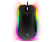 SVEN RX-G830 RGB Gaming, Optical Mouse, 500-6400 dpi, 5+1 buttons (scroll wheel),  DPI switching modes, USB